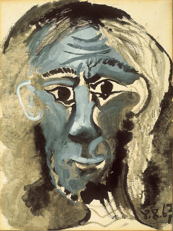 Pablo Picasso, Autoritratto, 1957