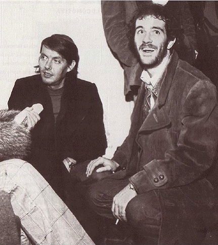 De Gregori e De Andrè nel 1974