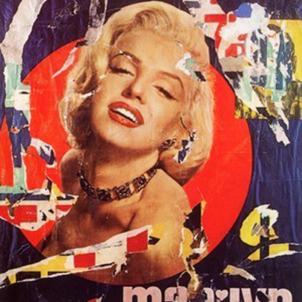La celebre 'Marilyn' di Rotella